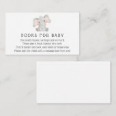 Elephant Books for Baby Enclosure Card Informatiekaartje (Voorkant / Achterkant)