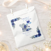 Elephant Boy Baby shower Bedankzakje (Geknipt)