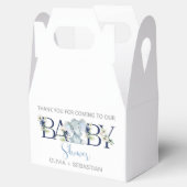 Elephant boy baby shower gunt de doos, behandelt d bedankdoosjes (Geopend)