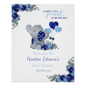 Elephant Boy Baby shower Perfect Poster (Voorkant)