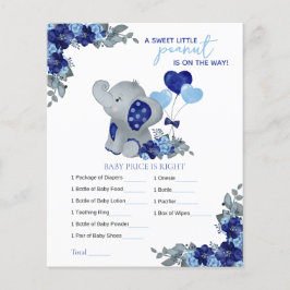 Elephant Boy Baby shower spel
