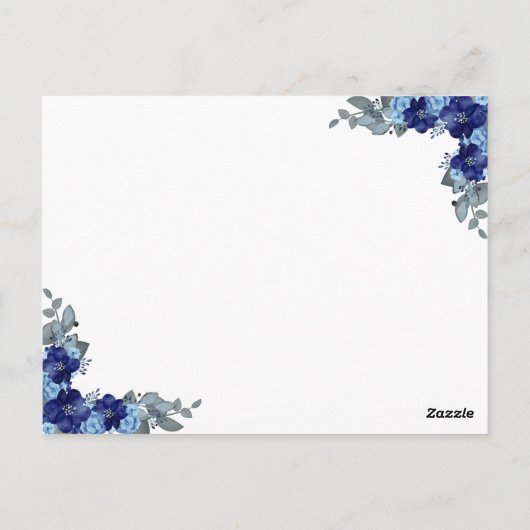 Elephant Boy Baby shower spel Briefkaart (Achterkant)