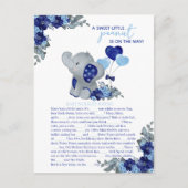 Elephant Boy Baby shower spel Briefkaart (Voorkant)
