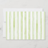 Elephant Boy Baby shower uitnodiging blauw en groe (Achterkant)