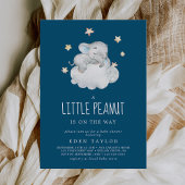 Elephant Boy | Baby shower van de Navy Little Pean Kaart