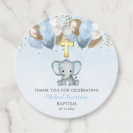 Elephant Boy Balloons Baptisme Dank je Labels geve