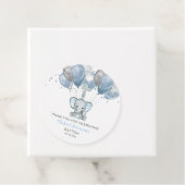 Elephant Boy Balloons Baptisme Dank je Labels geve (In situ)