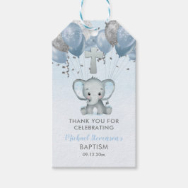 Elephant Boy Balloons Baptisme Dank u Cadeaulabel