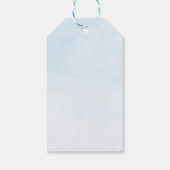 Elephant Boy Balloons Baptisme Dank u Cadeaulabel (Achterkant)