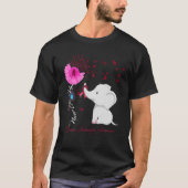 Elephant Brain Aneurysm Awareness - Brain Aneurysm T-shirt (Voorkant)