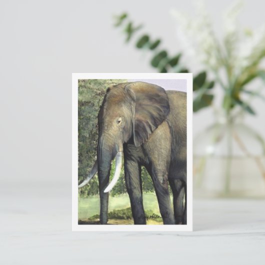 Elephant Briefkaart (Staand voorkant)