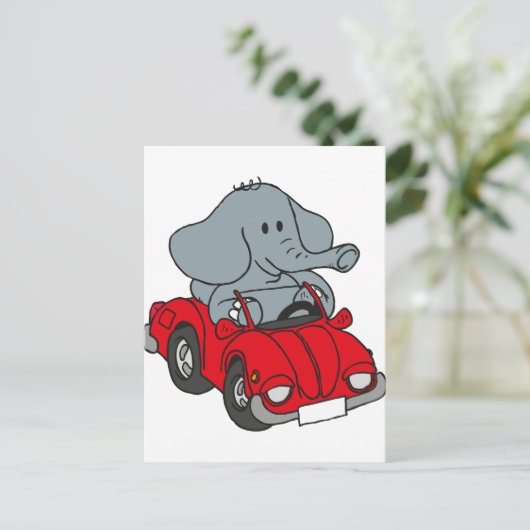 Elephant Briefkaart (Staand voorkant)