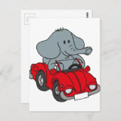 Elephant Briefkaart (Voorkant / Achterkant)