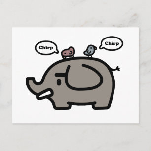 Elephant Briefkaart