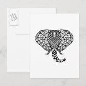 Elephant Briefkaart (Voorkant / Achterkant)
