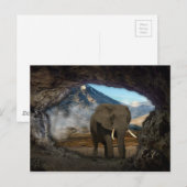 Elephant Briefkaart (Voorkant / Achterkant)