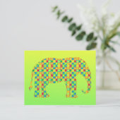 Elephant Briefkaart (Staand voorkant)
