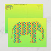 Elephant Briefkaart (Voorkant / Achterkant)