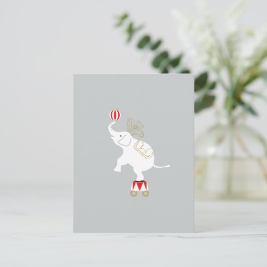 Elephant Briefkaart (Staand voorkant)