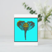 Elephant Briefkaart (Staand voorkant)