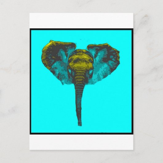 Elephant Briefkaart (Voorkant)