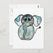 Elephant Briefkaart (Voorkant / Achterkant)
