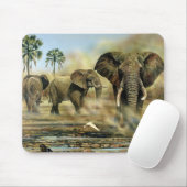 Elephant Bulls Muismatten (Met muis)
