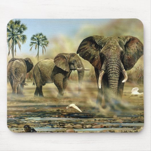 Elephant Bulls Muismatten (Voorkant)