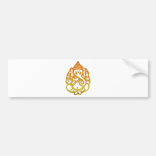 Elephant Bumpersticker (Voorkant)