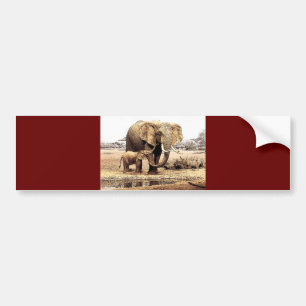 Elephant Bumpersticker