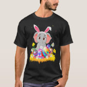 Elephant Bunny Easter Funny Elephant Easter S T-shirt (Voorkant)