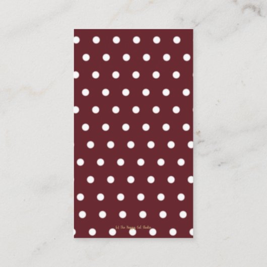 Elephant Burgundy Blush Floral Diaper Raffle Baby Informatiekaartje (Achterkant)