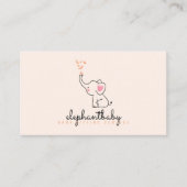 Elephant Butterflies Nose Visitekaartje (Voorkant)