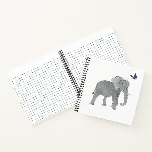 Elephant & Butterflies Notitieboek (Binnen)