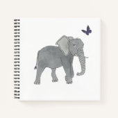 Elephant & Butterflies Notitieboek (Voorkant)