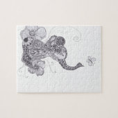 Elephant Butterfly Legpuzzel (Horizontaal)