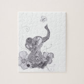 Elephant Butterfly Legpuzzel (Verticaal)