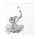 Elephant Butterfly Notitieblok (Voorkant)