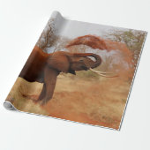 Elephant Cadeaupapier (Uitgerold)