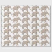 Elephant Cadeaupapier (Vlak)