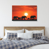 Elephant Canvas Afdruk (Insitu (Slaapkamer))