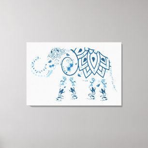 Elephant Canvas Afdruk
