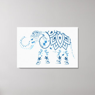 Elephant Canvas Afdruk