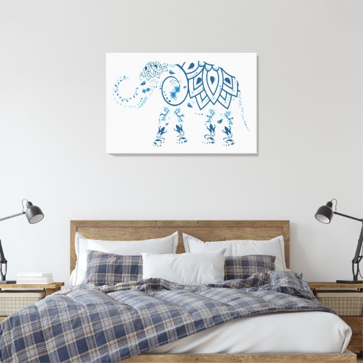 Elephant Canvas Afdruk (Insitu (Slaapkamer))