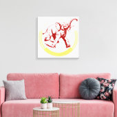 Elephant Canvas Afdruk (Insitu (Woonkamer))