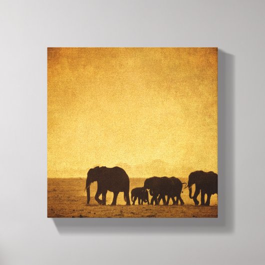 Elephant Canvas Afdruk (Voorkant)