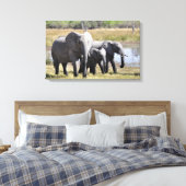 Elephant Canvas Afdruk (Insitu (Slaapkamer))