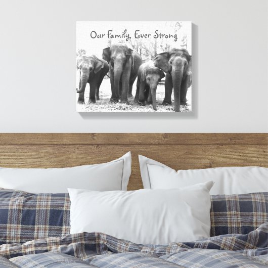 Elephant Canvas Afdruk (Insitu (Slaapkamer))