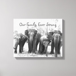 Elephant Canvas Afdruk