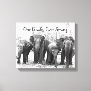 Elephant Canvas Afdruk